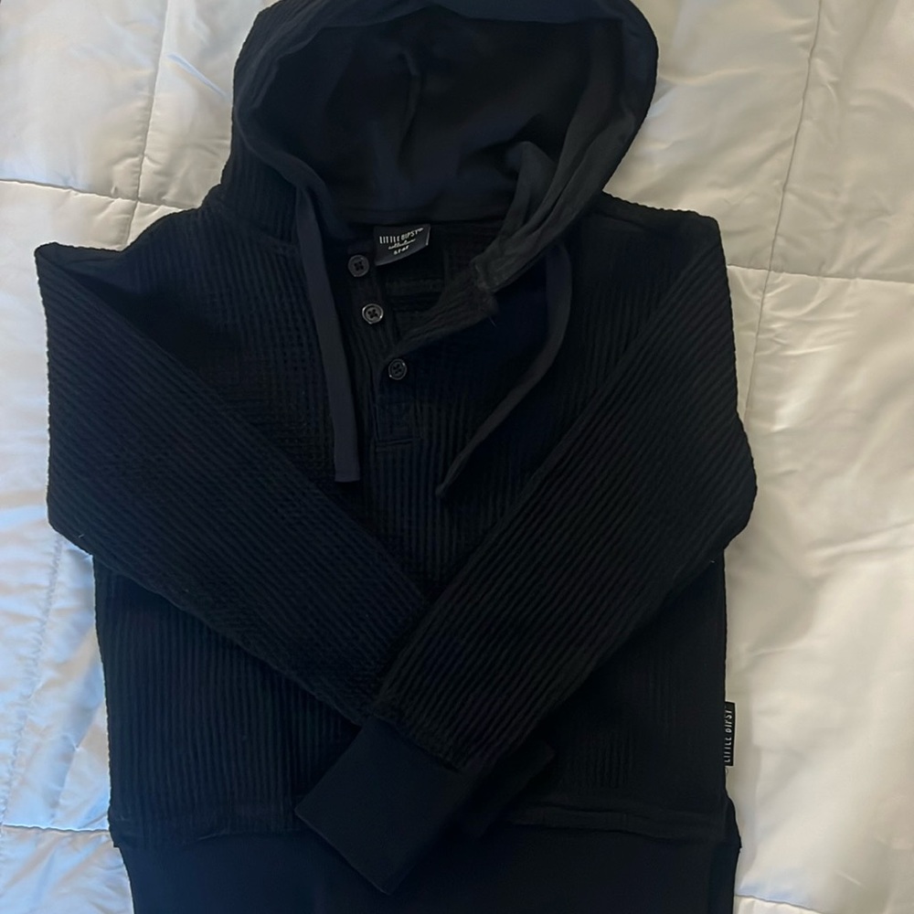 Little Bipsy - waffle knit hoodie